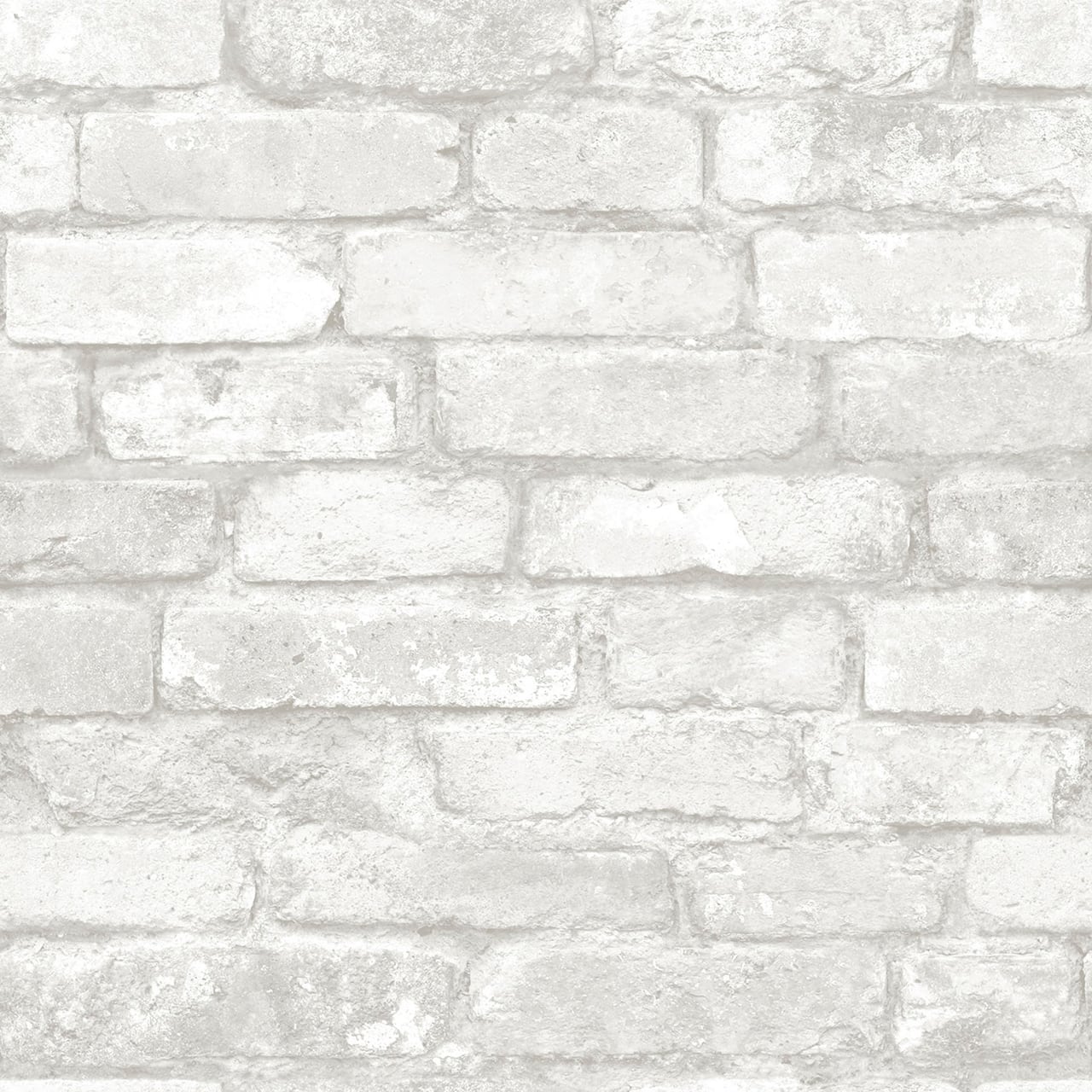 NuWallpaper Gray &#x26; White Brick Peel &#x26; Stick Wallpaper